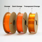 EconoFil™ Standard PLA Filament - Transparent Orange - 1.75mm - 1 KG