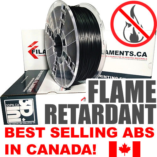 flame retardant resistant ABS 3d printing filament Canada